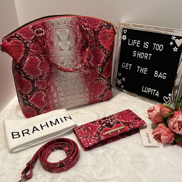 Brahmin large duxbury and ady wallet set in Crown of Hearts - Picture 9 of 14